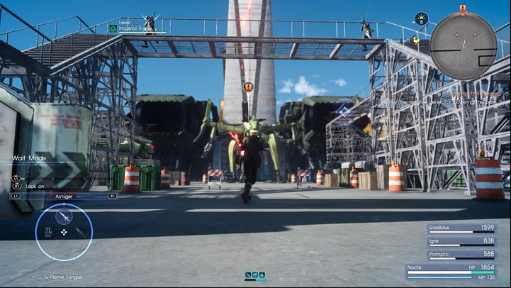 You have to face another group of imperials and a powerful mech. - Chapter 5 - Dark Clouds | Main storyline - Main storyline - Final Fantasy XV Game Guide