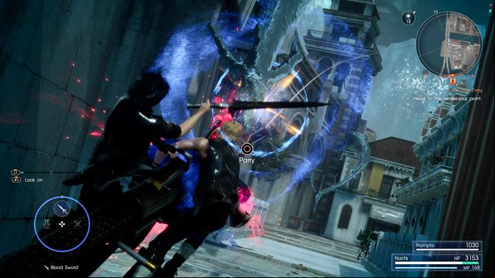 Block Leviathans attacks. - Chapter 9 - Callings | Main storyline - Main storyline - Final Fantasy XV Game Guide