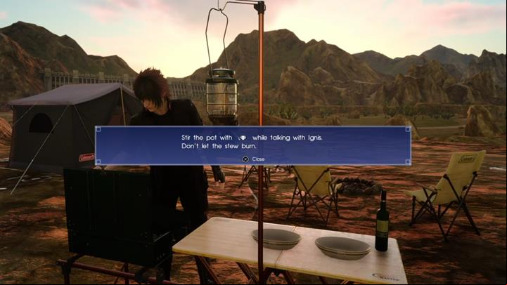 A quest in form of a simple mini-game - Tours | Side quests - Side quests - Final Fantasy XV Game Guide