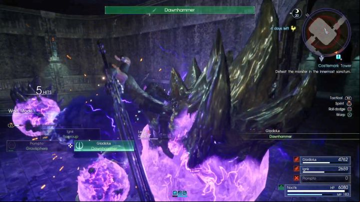 Galvanides are probably the most dangerous enemies in this dungeon. - Costlemark Tower | Optional dungeons - Optional dungeons - Final Fantasy XV Game Guide