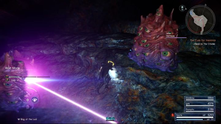 Hecteyes arent dangerous, but they sure are annoying. - Daurell Caverns | Optional dungeons - Optional dungeons - Final Fantasy XV Game Guide