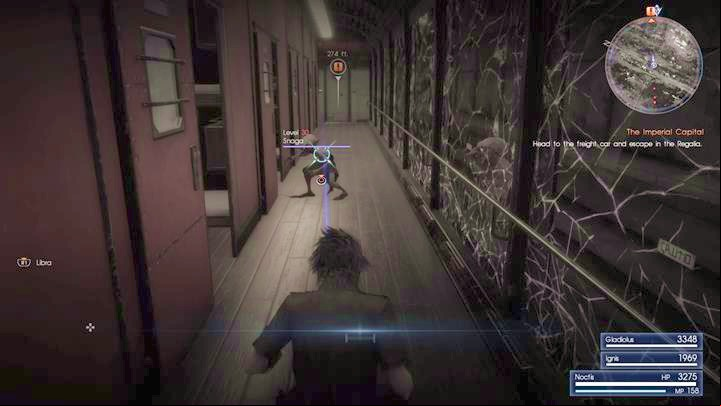 Dont fight the daemons and simply run to the back of the train. - Chapter 13 - Redemption | Main storyline - Main storyline - Final Fantasy XV Game Guide