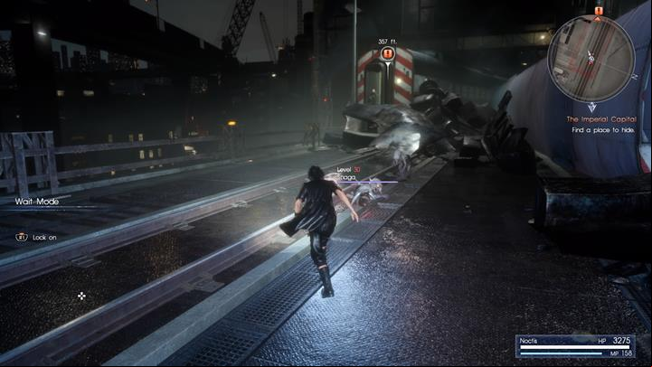 Run towards the train car and avoid daemons. - Chapter 13 - Redemption | Main storyline - Main storyline - Final Fantasy XV Game Guide