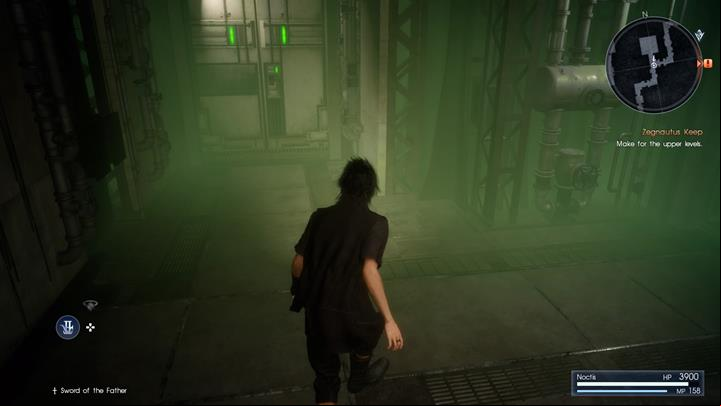 The gas reduces Noctis health. - Chapter 13 - Redemption | Main storyline - Main storyline - Final Fantasy XV Game Guide