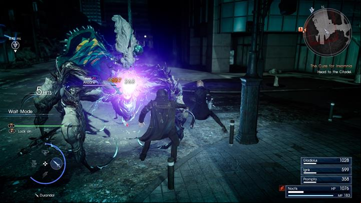 Ariadne - a harmless enemy, especially in comparison to the previously described foes - Chapter 14 - Homecoming | Main storyline - Main storyline - Final Fantasy XV Game Guide