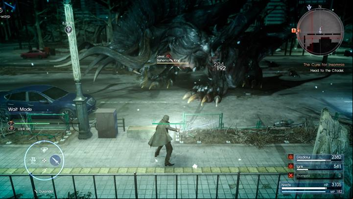 Behemoth Kings attacks are easy to block and/or counter. - Chapter 14 - Homecoming | Main storyline - Main storyline - Final Fantasy XV Game Guide