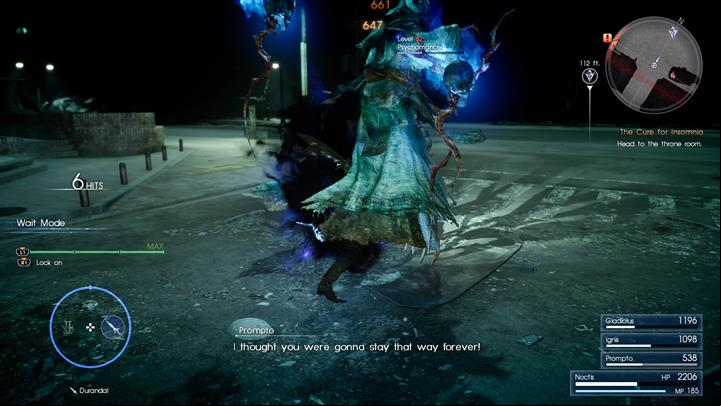 Attack the enemy from behind and avoid his special attacks at all costs. - Chapter 14 - Homecoming | Main storyline - Main storyline - Final Fantasy XV Game Guide