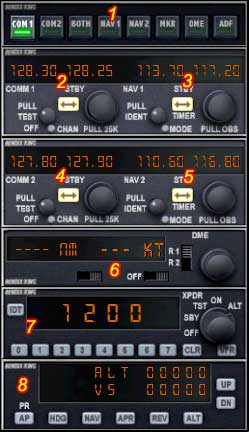 Radio and autopilot . - Cockpit - Exemplary flight: Mooney Bravo - Flight Simulator X - Game Guide and Walkthrough