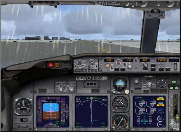 Taxiing to the runway. - Taxiing - Exemplary flight: Boeing 737-800 - Flight Simulator X - Game Guide and Walkthrough