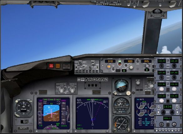 Here you can see all our settings (course, heading, speed, altitude). - Preparation for landing - Exemplary flight: Boeing 737-800 - Flight Simulator X - Game Guide and Walkthrough