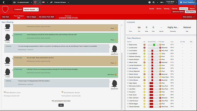 I think youve missed my point... - First steps in a new club - Football Manager 2014 - Game Guide and Walkthrough
