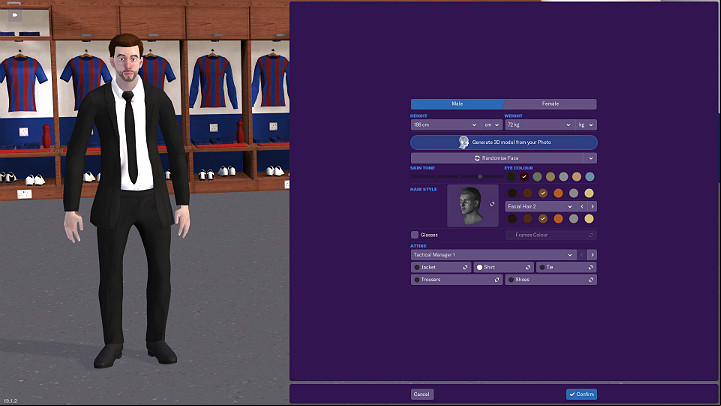 The first and very important thing when you turn Football Manager 2019 on is to create a manager profile - First steps in career of Football Manager 2019 - Good start - Football Manager 2019 Guide and Tips