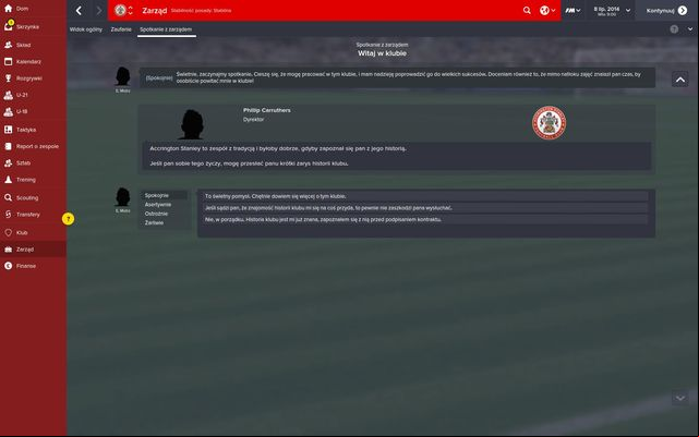 Lets avoid any faux-pas at the start! - First steps in a club - Starting the game - Football Manager 2015 - Game Guide and Walkthrough