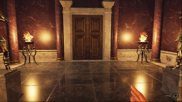 Inside, you will find a small "puzzle" - The Forgotten City: Temple - walkthrough - Part 5 - The Forgotten City Guide