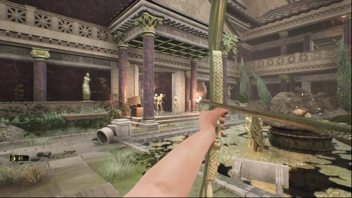 You'll reach the next courtyard - The Forgotten City: Golden Bow - how to get? - FAQ - The Forgotten City Guide