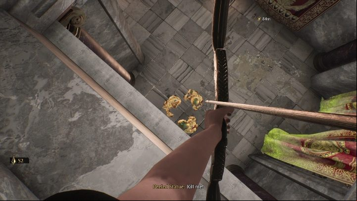 You can easily avoid enemies by using the vines to change your height - The Forgotten City: Golden Bow - how to get? - FAQ - The Forgotten City Guide