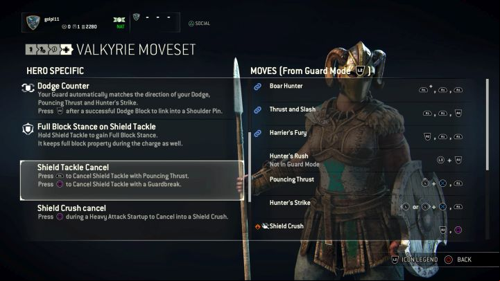 All moves and modifiers available to this class. - How to play Valkyrie? - Vikings - For Honor Game Guide