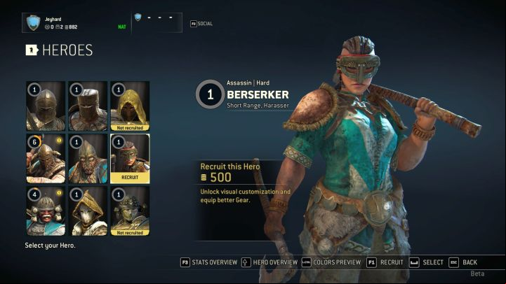 Berserker. - How to fight against each hero in For Honor? - Tips - For Honor Game Guide