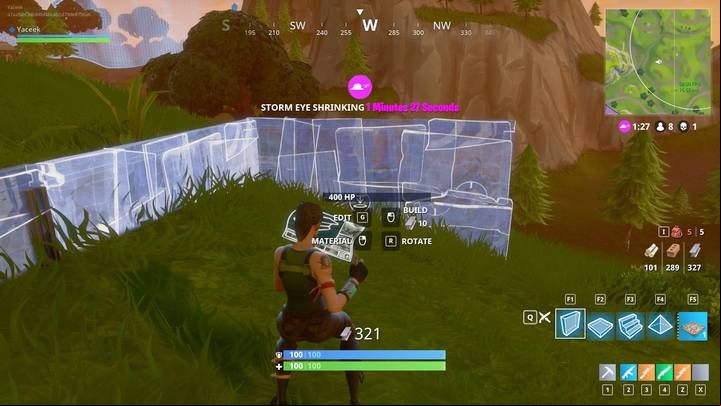 1x2 fortresses are the most optimal choice. - Building system and building | How to win? - How to play and win? - Fortnite: Battle Royale Game Guide