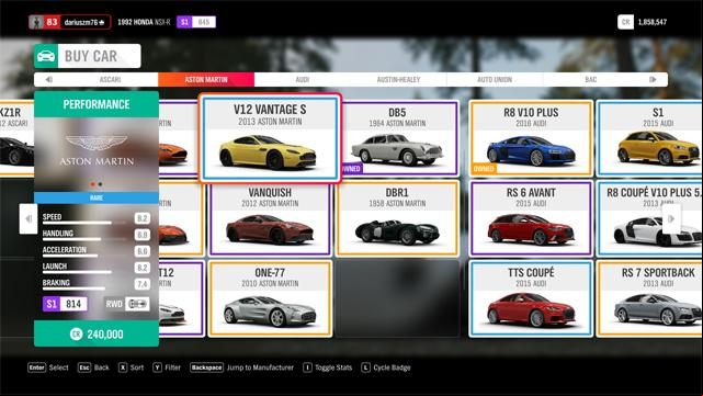 The autoshow is where you acquire most of the cars - Buying and selling cars in Forza Horizon 4 - Basics - Forza Horizon 4 Game Guide