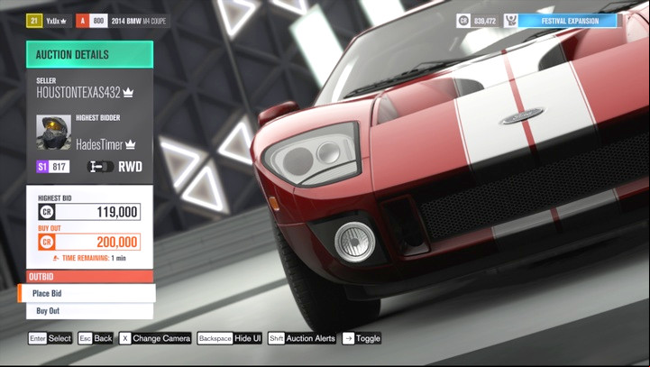You can bid on any car you can afford. - Buying Cars - Gameplay basics - Forza Horizon 3 Game Guide