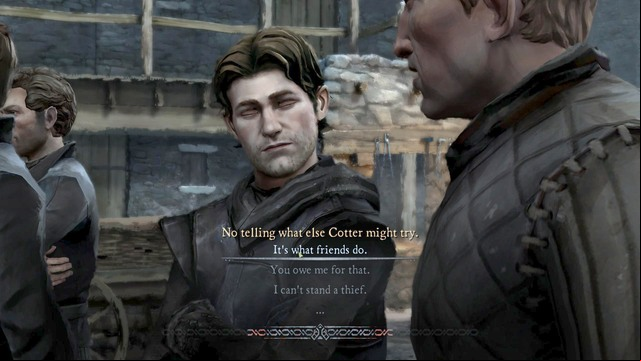 Its what friends do / Finn will that - Chapter 1 | Episode 3: The Sword in the Darkness - Episode 3: The Sword in the Darkness - Game of Thrones: A Telltale Games Series Game Guide