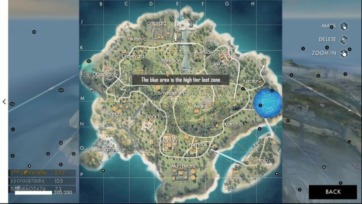 It is worthwhile to check the map and plan the proper moment of jumping out of the plane. - Landing and the beginning of gameplay in Garena Free Fire? - The course of the match - Garena Free Fire Guide