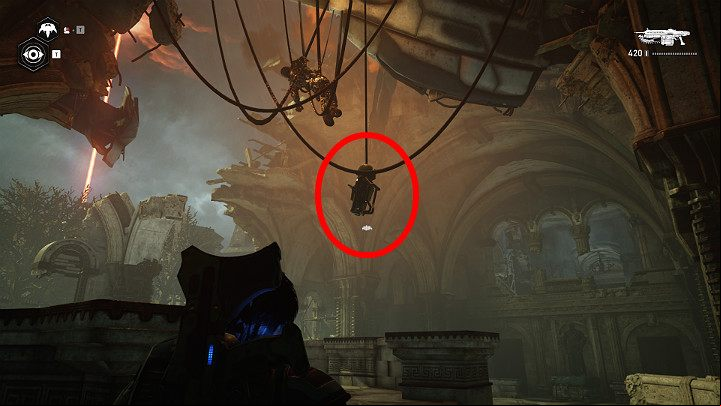 Look up and ask Jack to recover the transmitter - Act 4 Chapter 1 - Homefront | Gears 5 Walkthrough - Act IV - Gears 5 Guide