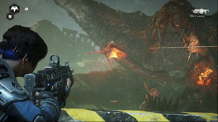 The last enemy, Kraken, will appear - Act 4 Chapter 2 - The Fall | Gears 5 Walkthrough - Act IV - Gears 5 Guide
