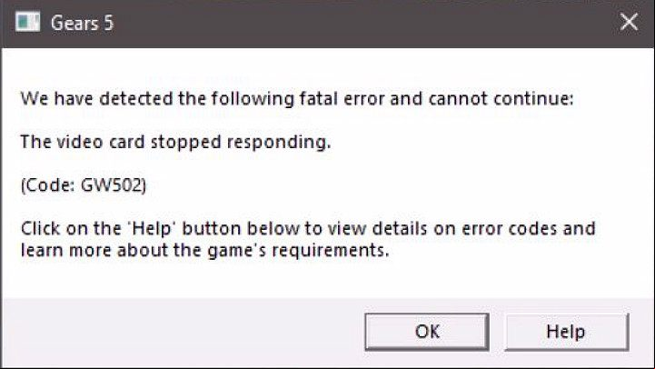 This is probably the worst possible error because it prevents you to start the main campaign of Gears 5 - Gears 5 - Technical problems and ready-made solutions - Appendix - Gears 5 Guide