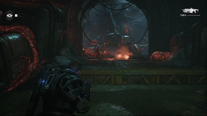 Access to destroyed missile silo is defended by multiple opponents that shouldnt give you any trouble - Act 1 Chapter 1 - Shot in the Dark | Gears 5 Walkthrough - Act I - Gears 5 Guide