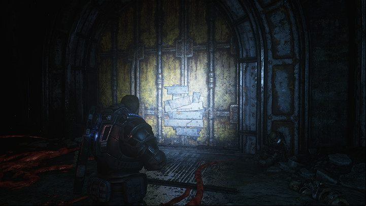 You come across iron doors - Dave can open them - Act 1 Chapter 1 - Shot in the Dark | Gears 5 Walkthrough - Act I - Gears 5 Guide