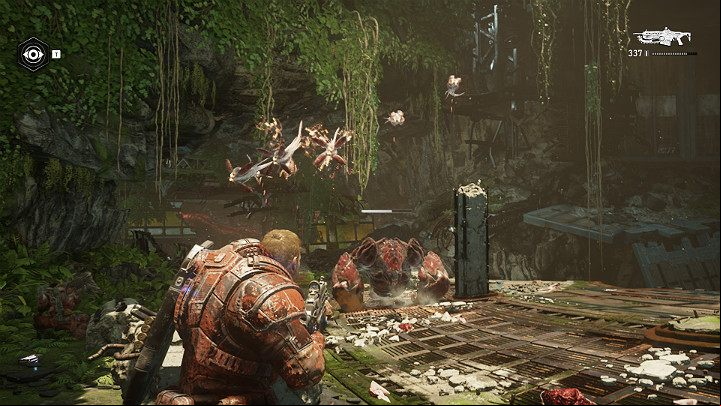 You are about to face a really large beast - Act 1 Chapter 1 - Shot in the Dark | Gears 5 Walkthrough - Act I - Gears 5 Guide