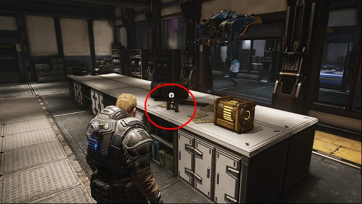 You should also check the armory - Act 1 Chapter 2 - Diplomacy | Gears 5 Walkthrough - Act I - Gears 5 Guide