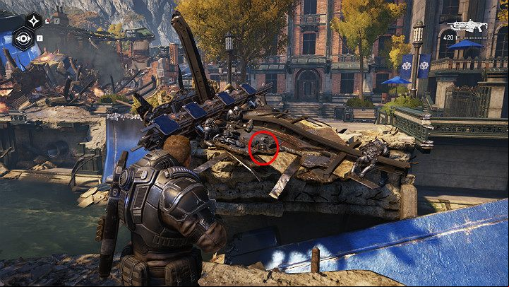 First of all, go to the right - Act 1 Chapter 3 - This is War | Gears 5 Walkthrough - Act I - Gears 5 Guide