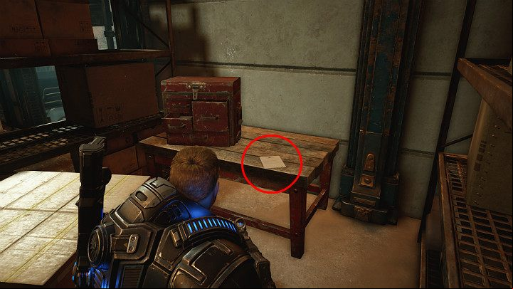 Get off the ramp, the car and go into a small storage room - Act 1 Chapter 4 - The Tides Turn | Gears 5 Walkthrough - Act I - Gears 5 Guide