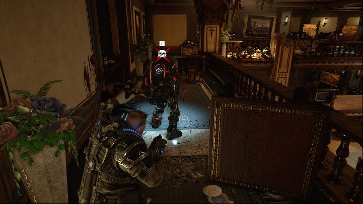 One of the robots blocks the age - you have to eliminate it - Act 1 Chapter 4 - The Tides Turn | Gears 5 Walkthrough - Act I - Gears 5 Guide
