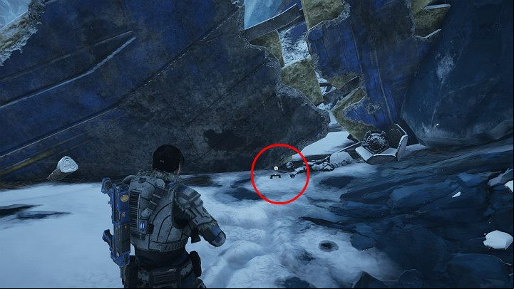 A component is behind one of the larger parts of the helicopter - Act 2 Chapter 4 - The Source of It All | Gears 5 Walkthrough - Act II - Gears 5 Guide