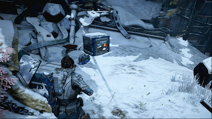Climb the wall - you are near another Condor wreckage - Act 2 Chapter 4 - The Source of It All | Gears 5 Walkthrough - Act II - Gears 5 Guide