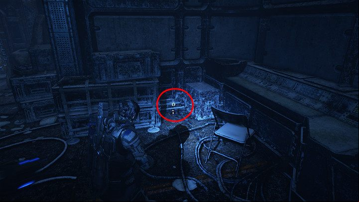 There is one component in the corner of the building - Act 2 Chapter 4 - The Source of It All | Gears 5 Walkthrough - Act II - Gears 5 Guide