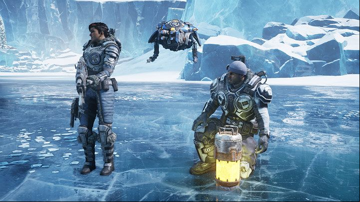 Go to the place indicated on the map, and create a age down - Act 2 Chapter 4 - The Source of It All | Gears 5 Walkthrough - Act II - Gears 5 Guide