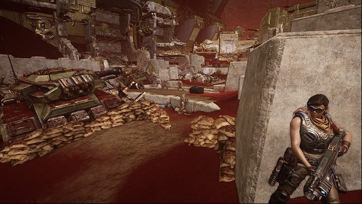 This place is guarded by a lot of monsters - Act 3 Chapter 1 - Fighting Chance | Gears 5 Walkthrough - Act III - Gears 5 Guide