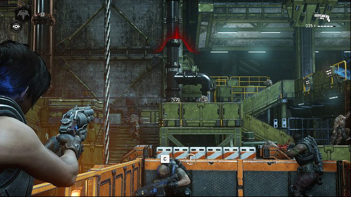 Go back to the gantry and unlock the second satellite - Act 3 Chapter 2 - Rocket Plan | Gears 5 Walkthrough - Act III - Gears 5 Guide