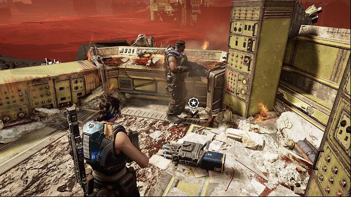 There are several enemies in the destination - Act 3 Chapter 2 - Rocket Plan | Gears 5 Walkthrough - Act III - Gears 5 Guide