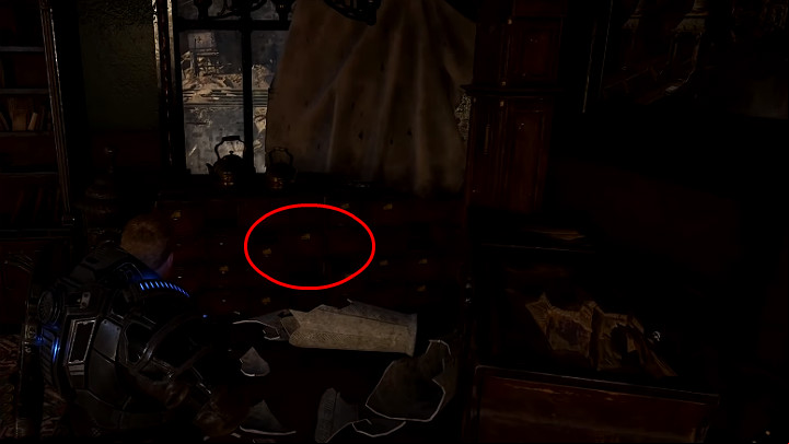 After the battle on the streets of the city, go to the destroyed building, which is right next to the gate leading to the park - Act 1 Chapter 3 - This is War | Gears 5 Collectibles - Act I - Gears 5 Guide