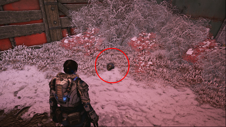 This collectible can be found while you are moving to the security gate - Act 2 Chapter 1 - Recruitment Drive | Gears 5 Collectibles - Act II - Gears 5 Guide