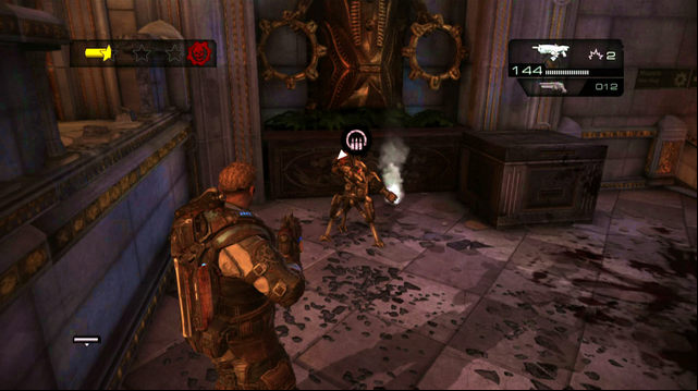 When the attack begins, I recommend focusing on defending the right wing, which is attacked with by more enemies - Great Hall - Museum Of Military Glory - Gears of War: Judgment - Game Guide and Walkthrough