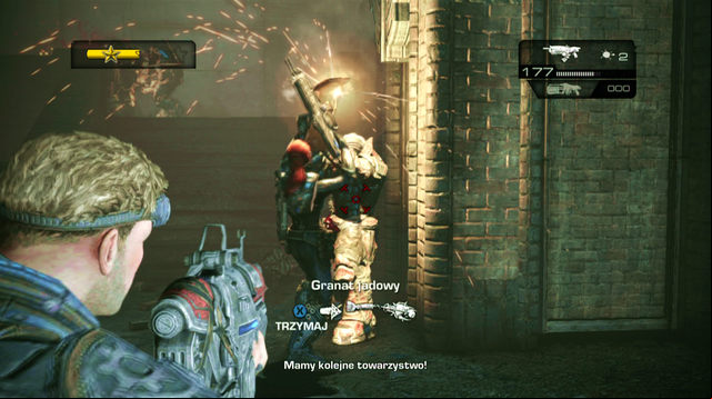 There is a declassified mission symbol on the right wall - Vaults - Museum Of Military Glory - Gears of War: Judgment - Game Guide and Walkthrough