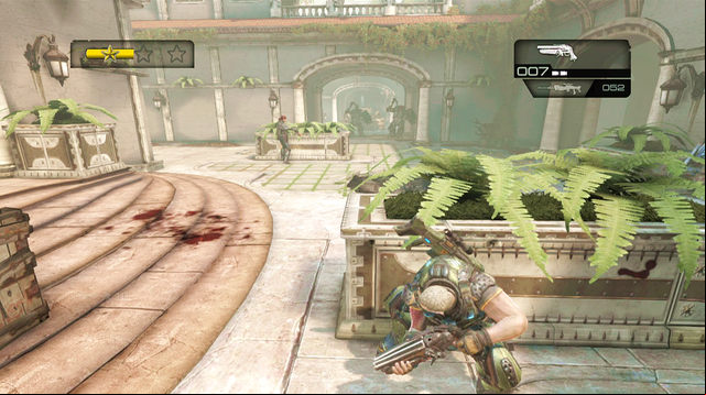 Now prepare to defeat Maulers who will cross the destroyed gate, as well as new enemies with cleavers - Soleno Villa - Seahorse Hills - Gears of War: Judgment - Game Guide and Walkthrough