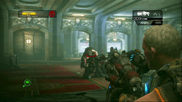 After clearing the hall you'll have 1:30 minute to prepare for the next wave - Elliott's Mansion - Seahorse Hills - Gears of War: Judgment - Game Guide and Walkthrough